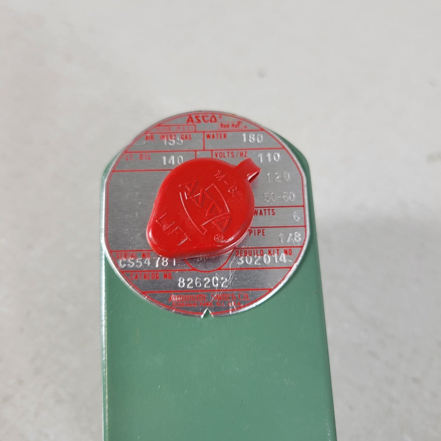 Automatic 826202 Flow Switch 3/8" NPT Thread Electronically Controlled Solenoid