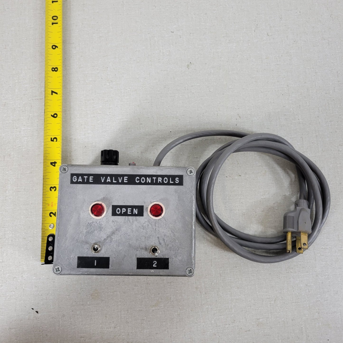 Vacuum Gate Valve Control Box Two-Circuit Indicator Fuse Protected US 120V Plug