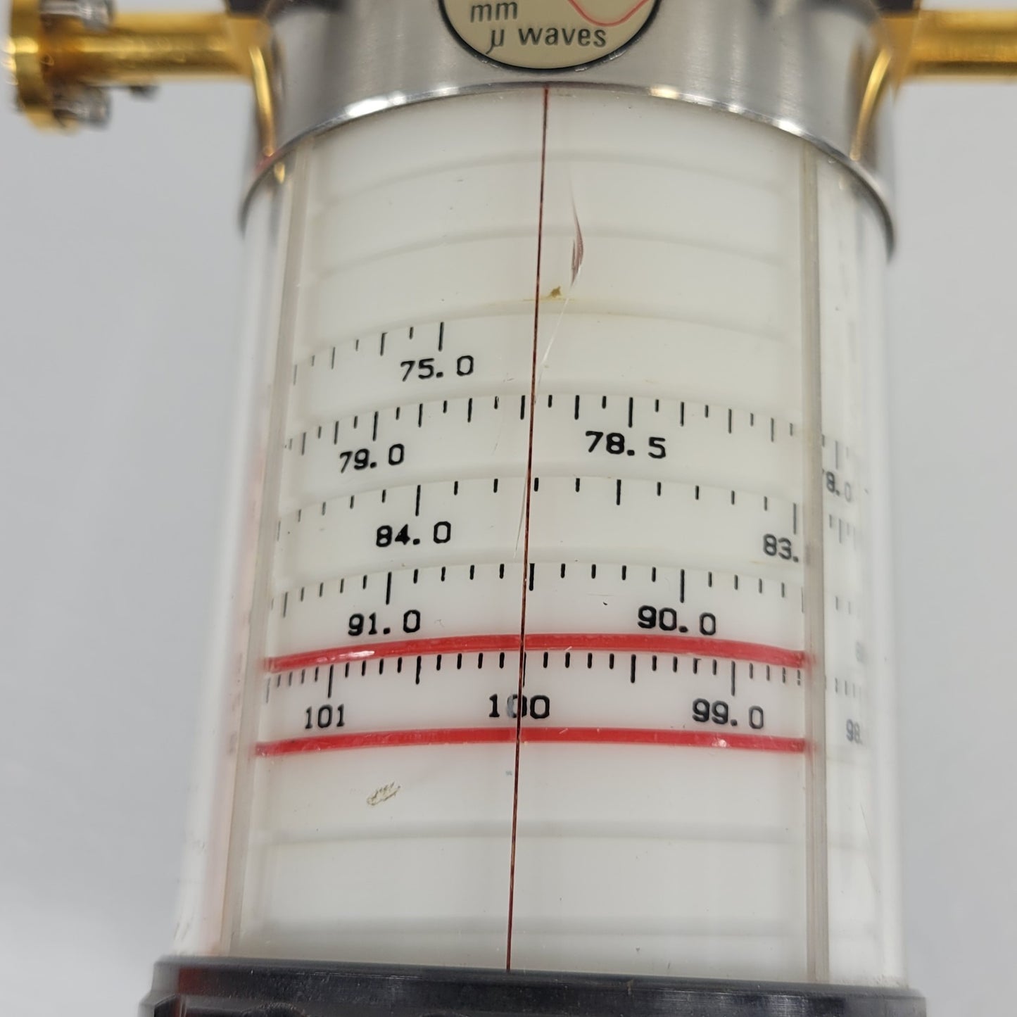 Hughes 45716H-1000 Microwave Wavemeter Waveguide Frequency Meter 40-60GHz mmWave