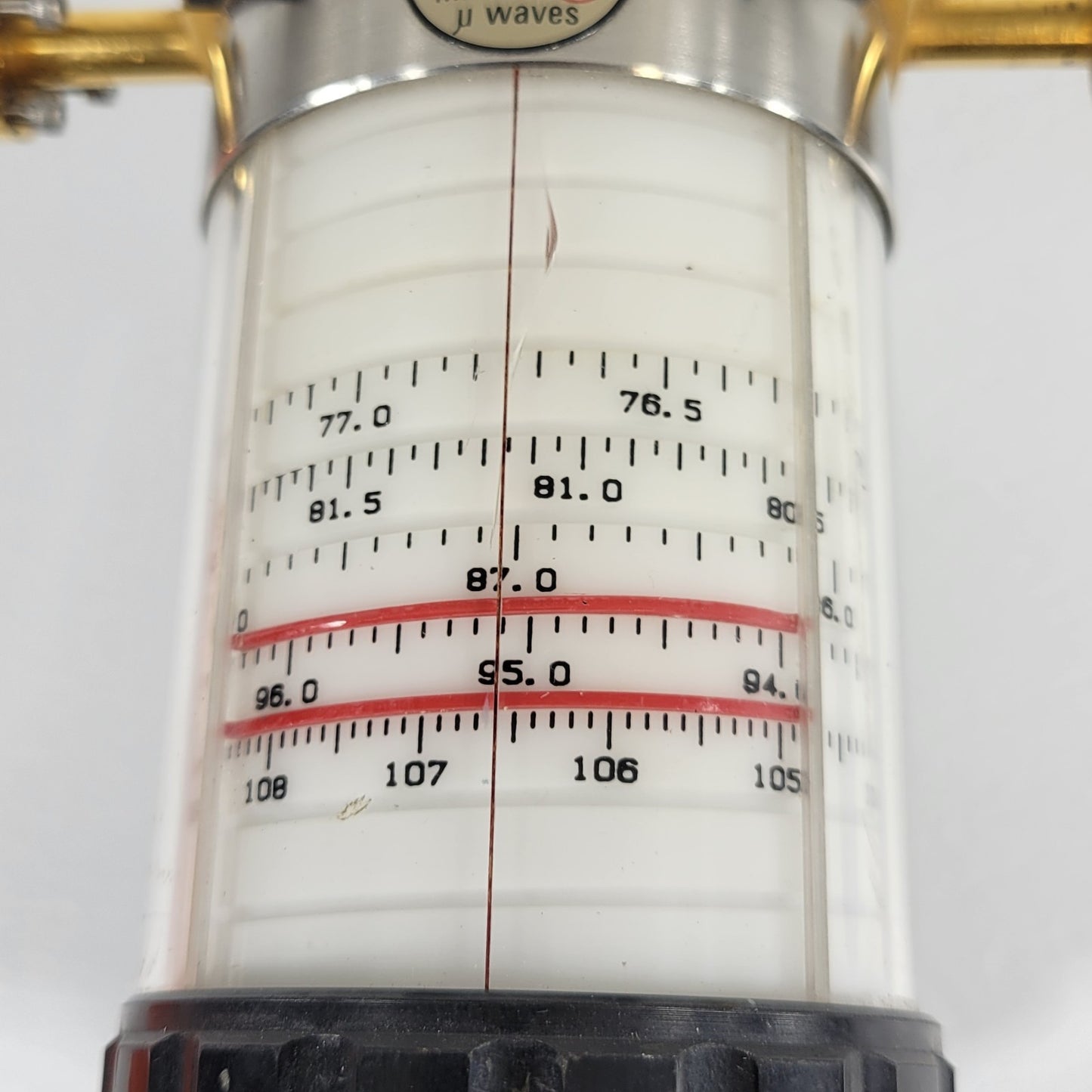 Hughes 45716H-1000 Microwave Wavemeter Waveguide Frequency Meter 40-60GHz mmWave