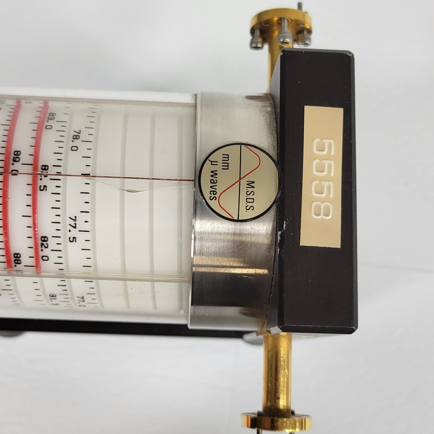 Hughes 45716H-1000 Microwave Wavemeter Waveguide Frequency Meter 40-60GHz mmWave
