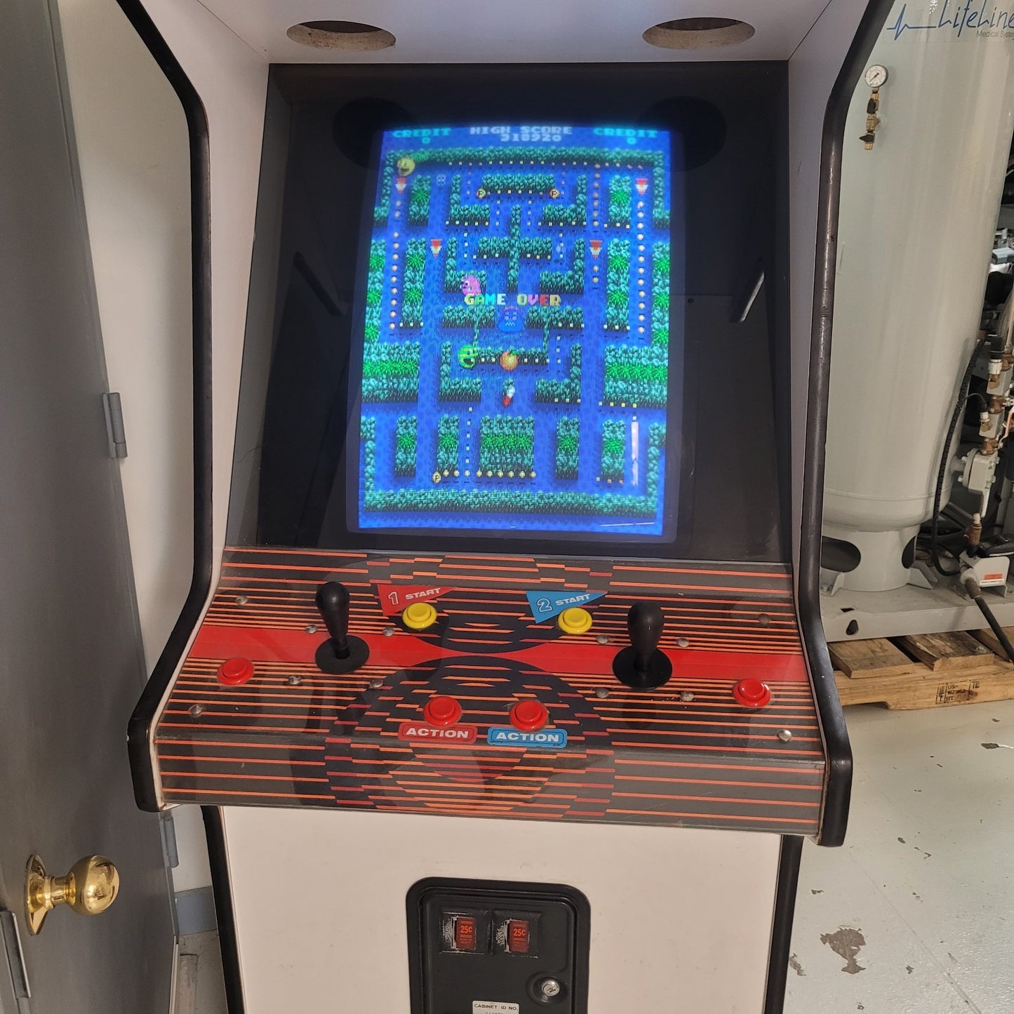 Vintage Namco Classic Games 2 Arcade Game Cabinet Machine 1998 - Tested Works