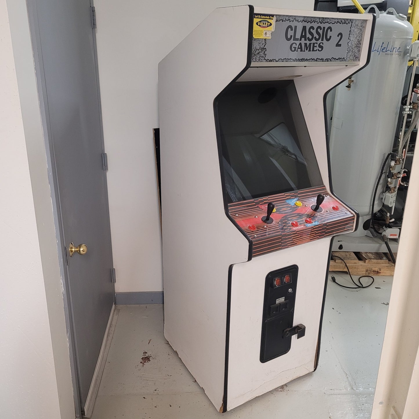 Vintage Namco Classic Games 2 Arcade Game Cabinet Machine 1998 - Tested Works