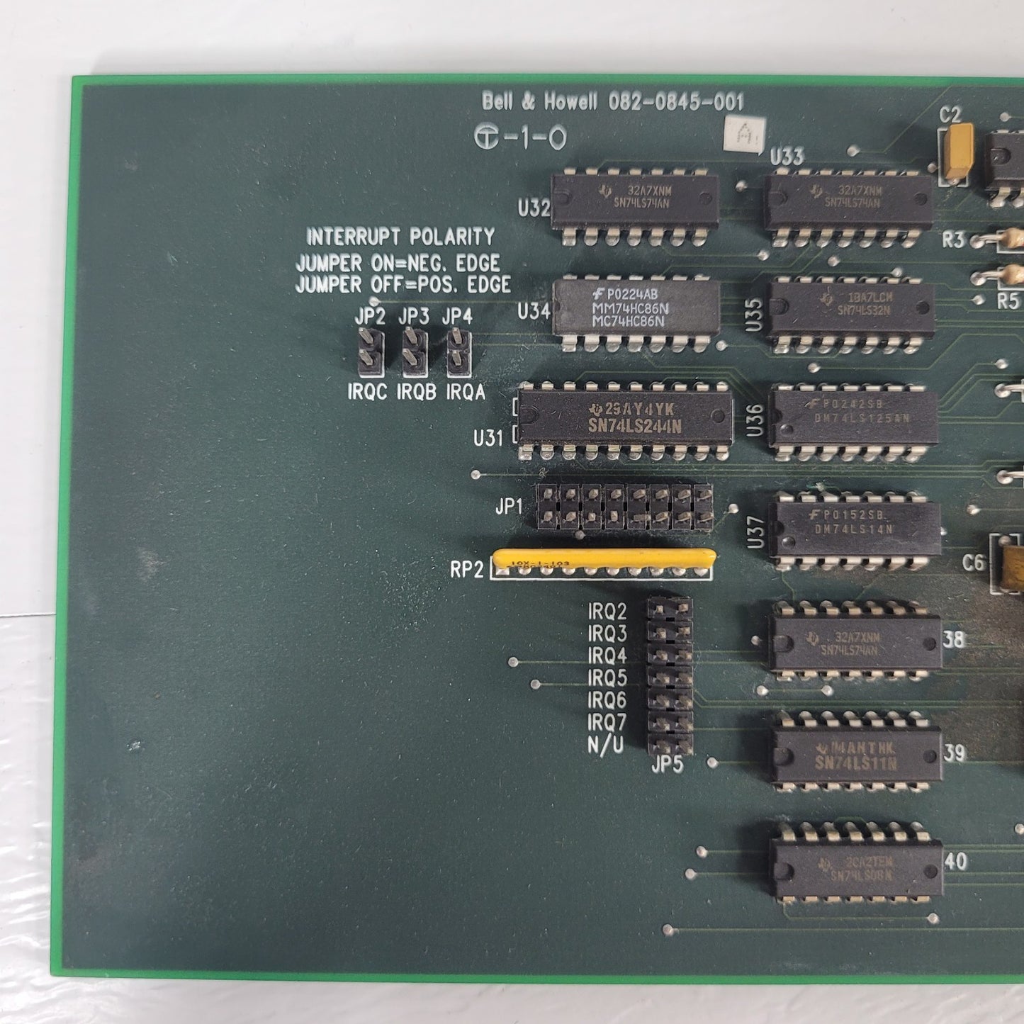 Bell & Howell 082-0845-001 Data Transfer ISA PCB Board w/ 40-pin Connector