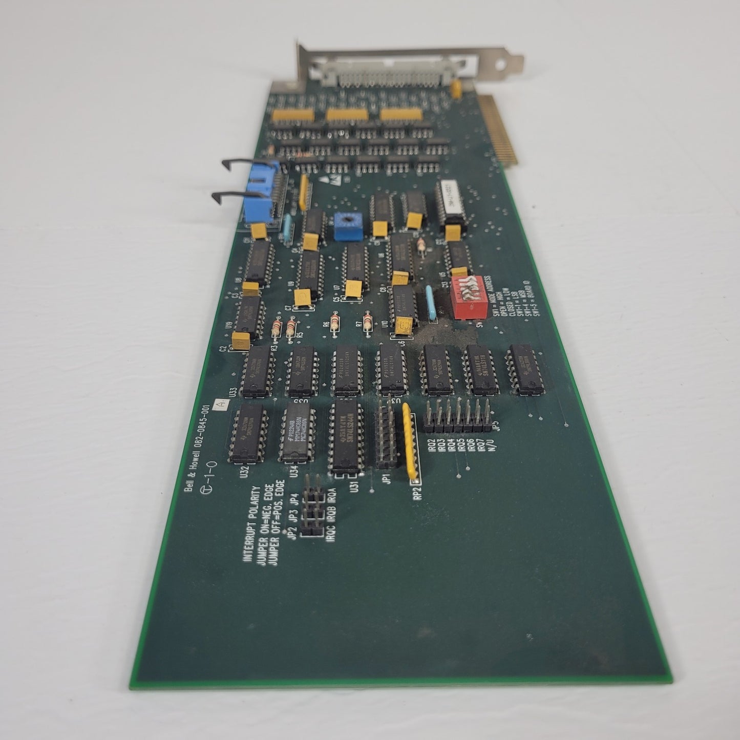 Bell & Howell 082-0845-001 Data Transfer ISA PCB Board w/ 40-pin Connector