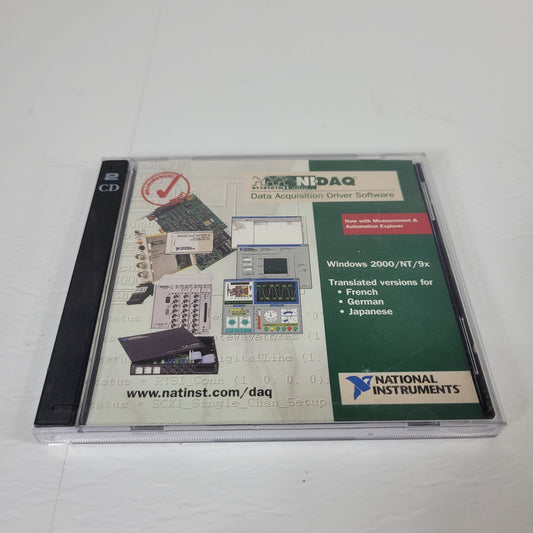 NI-DAQ Data Acquisition Driver Software Disks 1 and 2 for Windows 2000/NT/9x