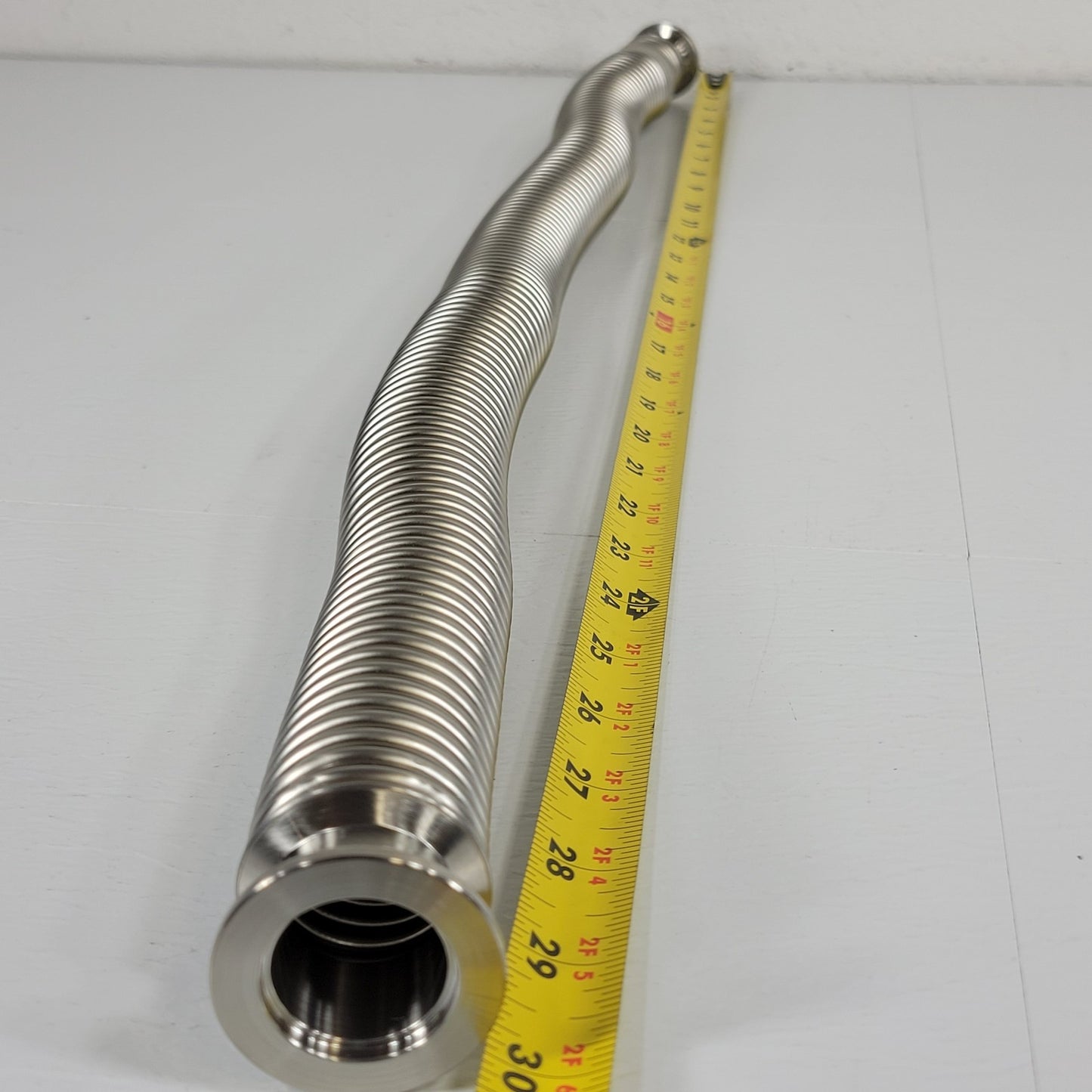 High Vacuum Bellows Hose ISO KF25 NW25 30" 750mm Flexible SS Tube Pipe Fitting