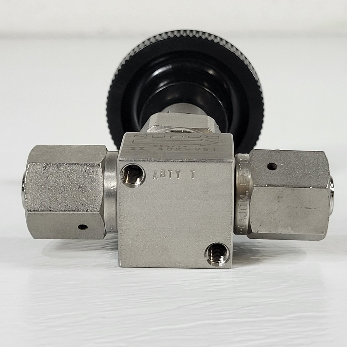 Nupro SS-4BK-V51 Manual Bellows Valve Stainless Steel VCR 316 Face Seal Vacuum