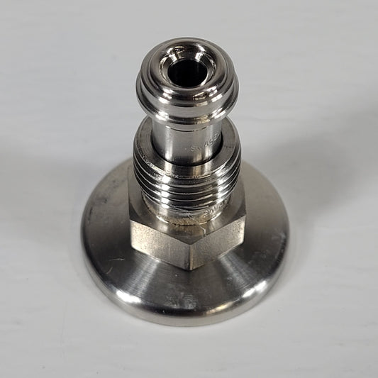 Swagelok 316 LBV High Vacuum Adapter 1/4" VCR Face Seal to ISO KF16 NW16 Flange