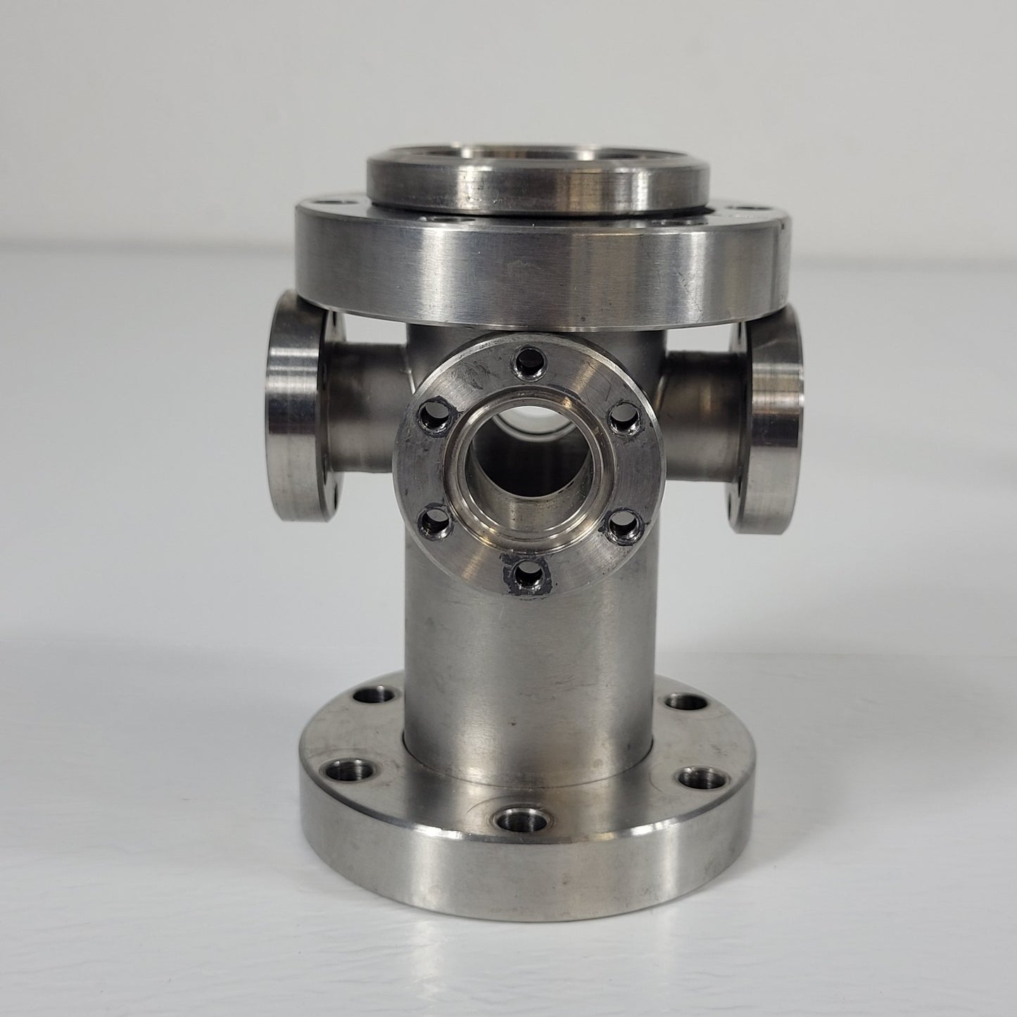 6-Way Cross Vacuum Chamber DN35CF 2.75" CF Reducer DN16CF 1.33" Conflat SS