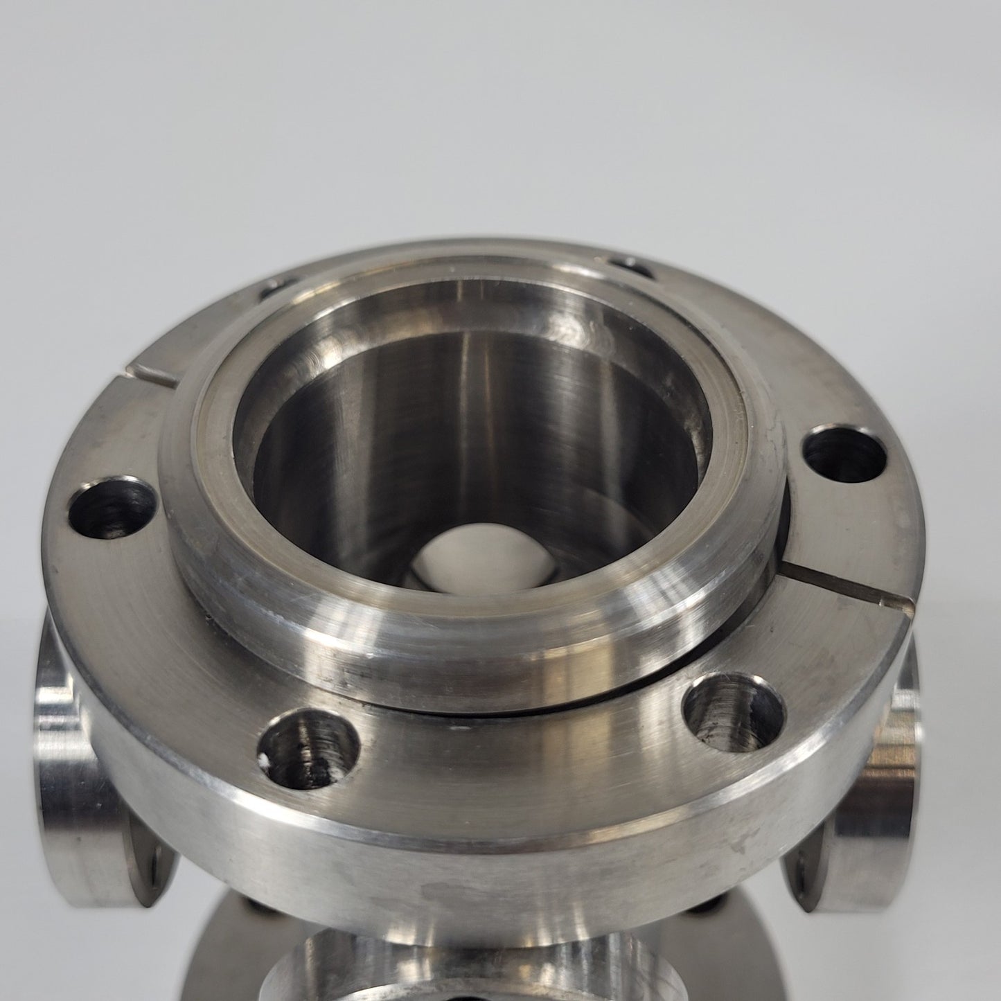 6-Way Cross Vacuum Chamber DN35CF 2.75" CF Reducer DN16CF 1.33" Conflat SS