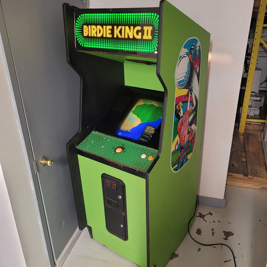 Vintage Taito Birdie King 2 II Arcade Video Game Cabinet 1983 -Tested Working