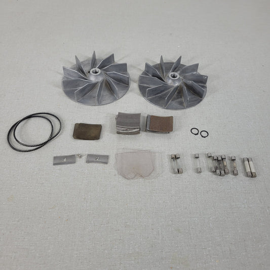 Lot of Parts for UDY Corporation 3010-080P Cyclone Sample Mill Grinder Grates