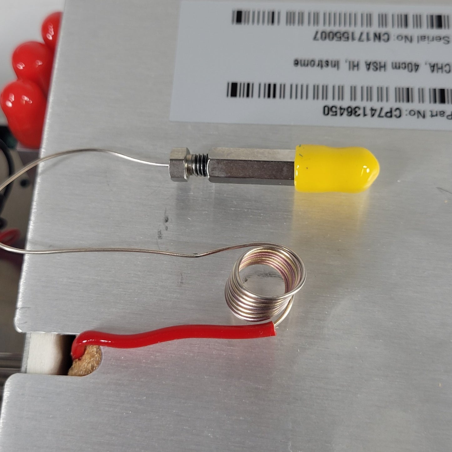Agilent CP74136450 490 Micro GC Channel Straight Heated Injector Haysep A 40cm