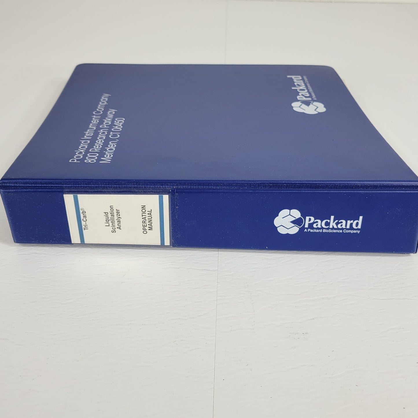 Packard Tri-Carb Liquid Scintillation Analyzer Operation Manual 2100TR/2300TR