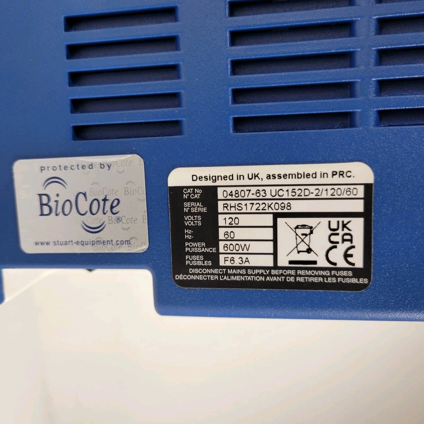 Cole-Parmer Stuart 04807-63 Hot Plate & Magnetic Stirrer 405° High Temperature