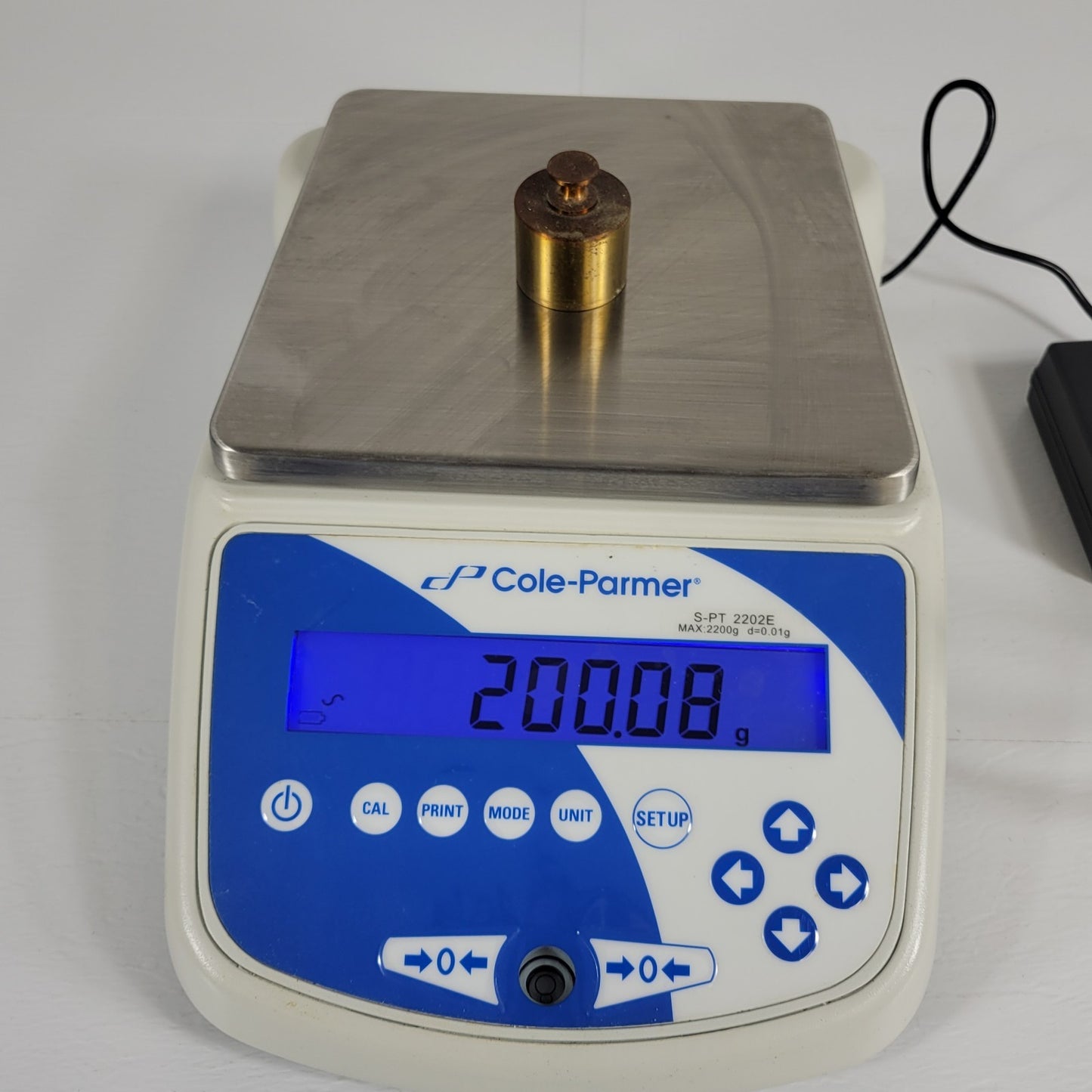Cole-Parmer LB-200-2202e Toploading Precision Balance 2200g Capacity x .01g