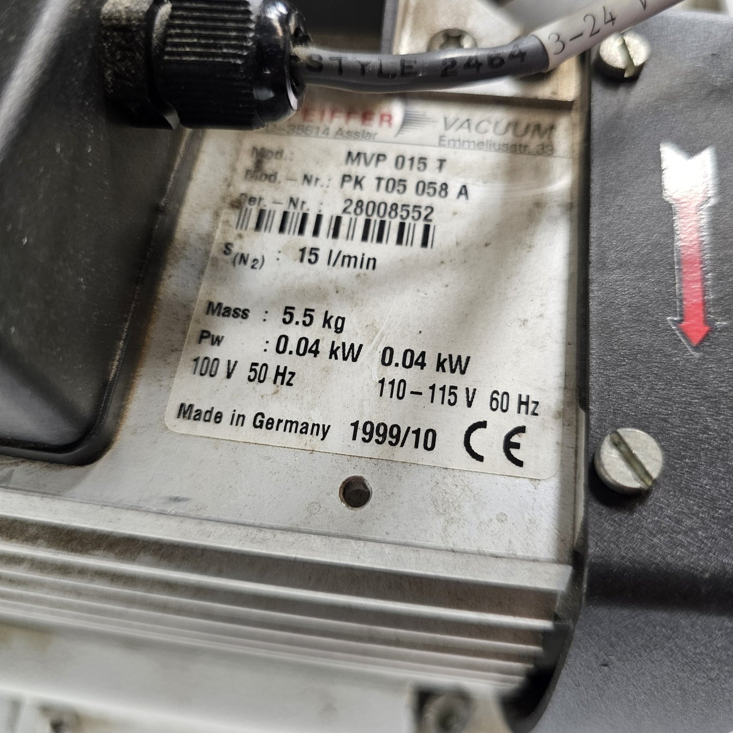 FOR PARTS Pfeiffer High Vacuum Turbo Pumping Station TSU 071E TMU 071 P TC 600