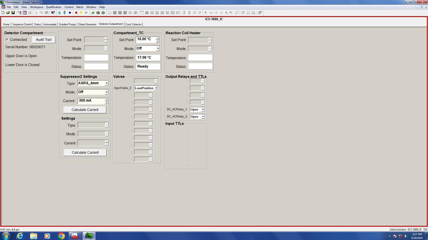 Dionex Thermo Chromatography ICS-3000 AS VWD EG DP DC Chromeleon 6 Software + PC