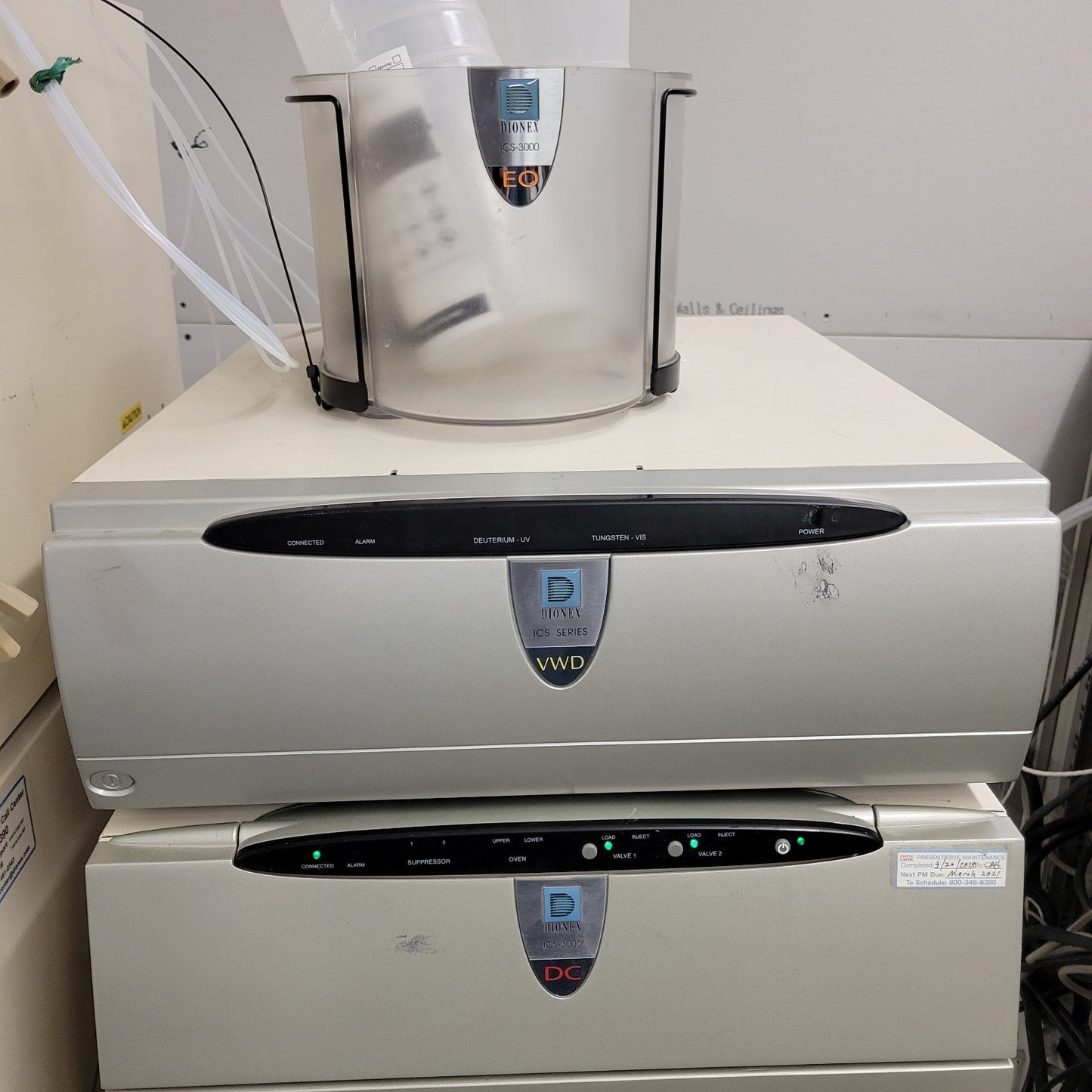 Dionex Thermo Chromatography ICS-3000 AS VWD EG DP DC Chromeleon 6 Software + PC