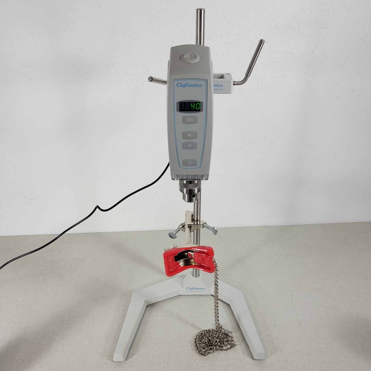 Caframo 2002 Digital Overhead Stirrer & Adjustable Mount 40-2002rpm Speed