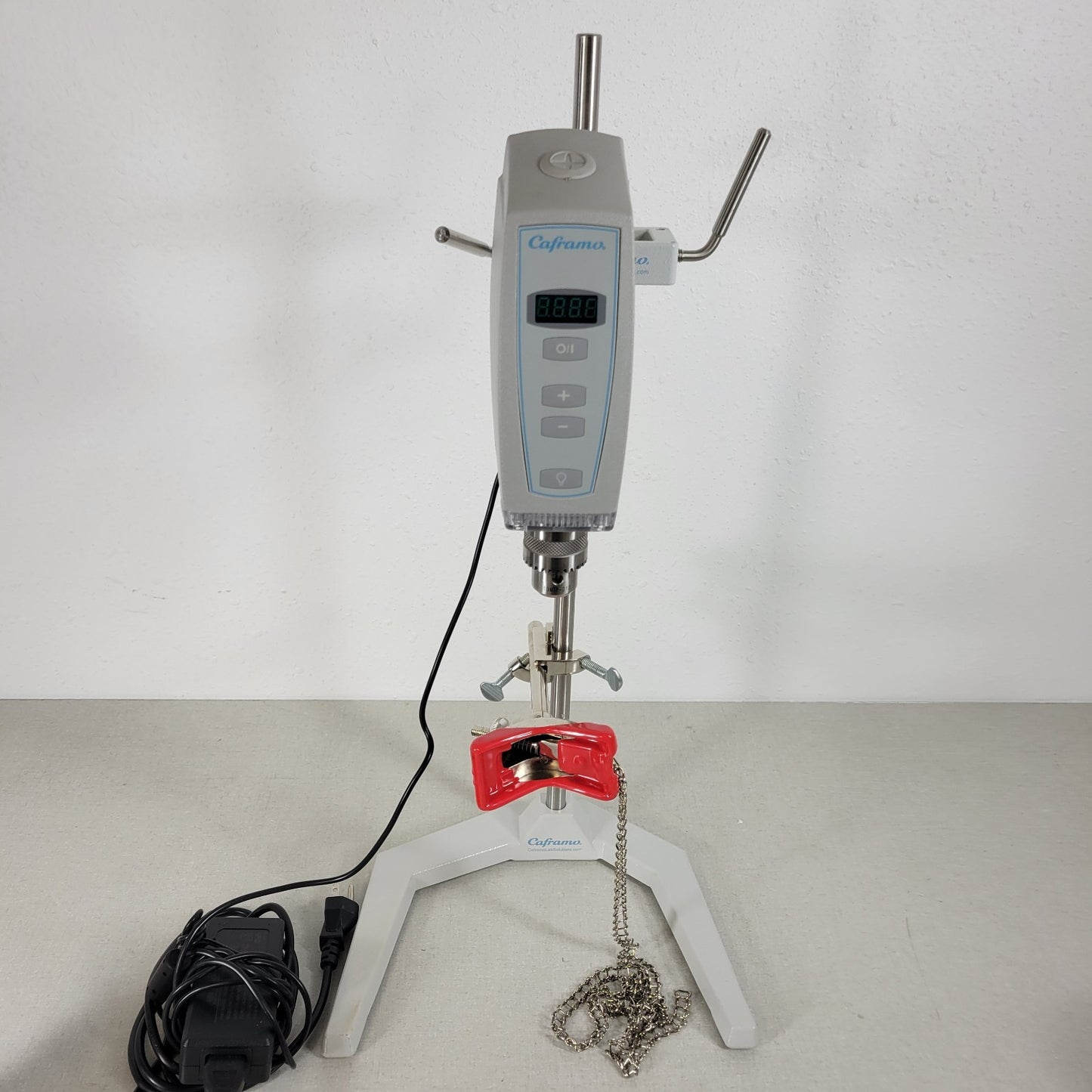 Caframo 2002 Digital Overhead Stirrer & Adjustable Mount 40-2002rpm Speed