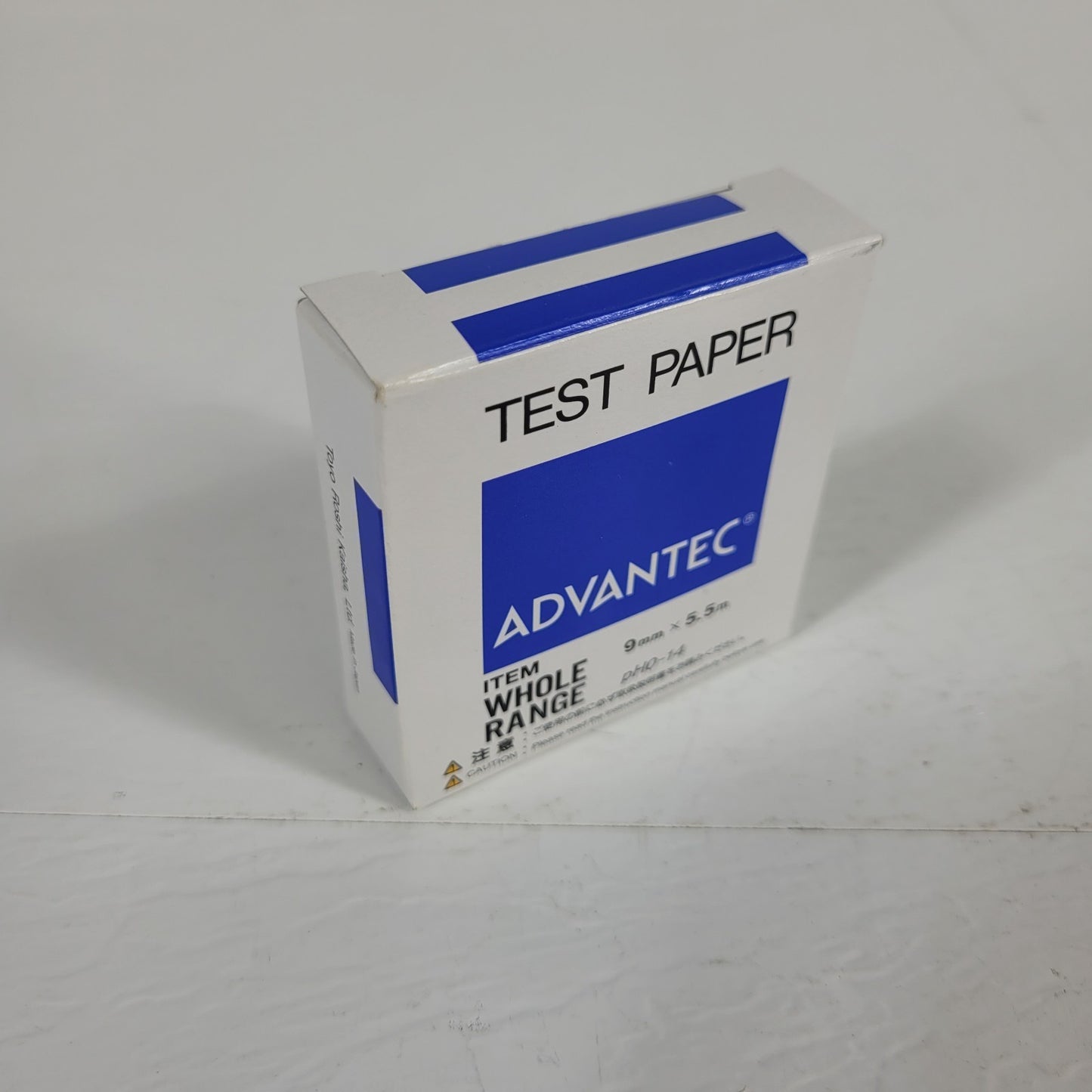 Advantec pH Test Paper Roll Whole Range 0-14pH 9mm 5.5M Long