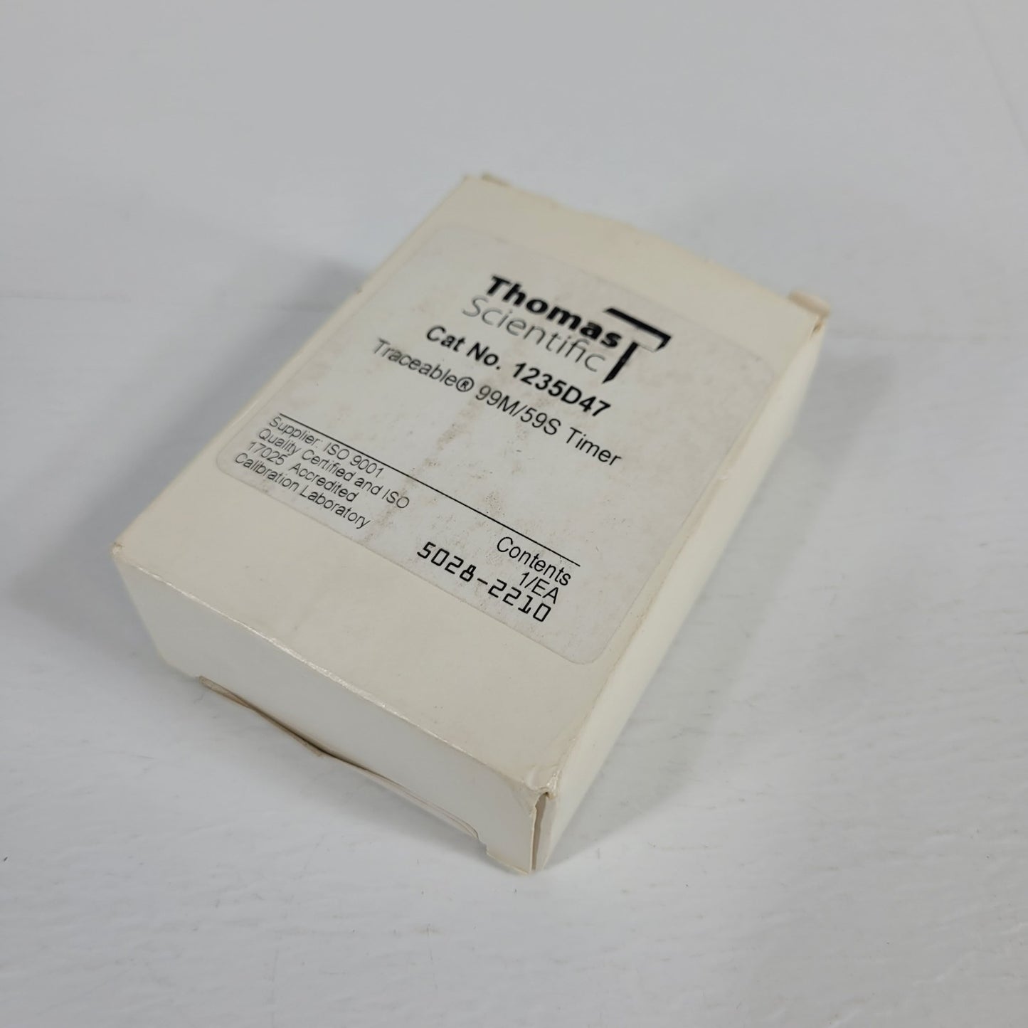 Thomas Scientific Traceable 99M/59S Laboratory Stopwatch Timer Device 1235D47