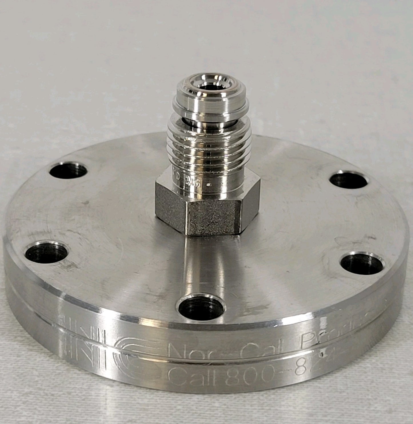 2.75" CF Conflat DN35CF To 1/4" Male VCR MVCR Fitting Adapter High Vacuum SS