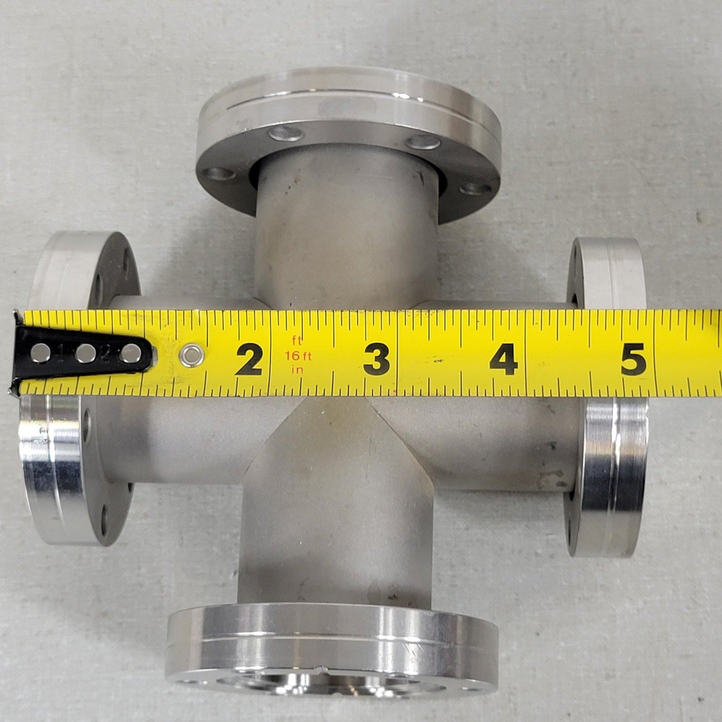 4-Way Cross Rotatable CF DN35CF 2.75" Conflat Stainless Steel High Vacuum