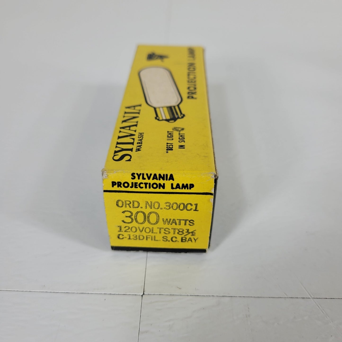 Sylvania Projection Lamp 300C1 120V 300W T8.5