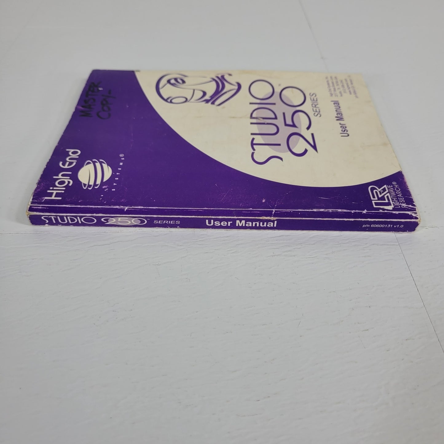 ETC LR Lightwave Research High End Systems Studio 250 Series User Manual