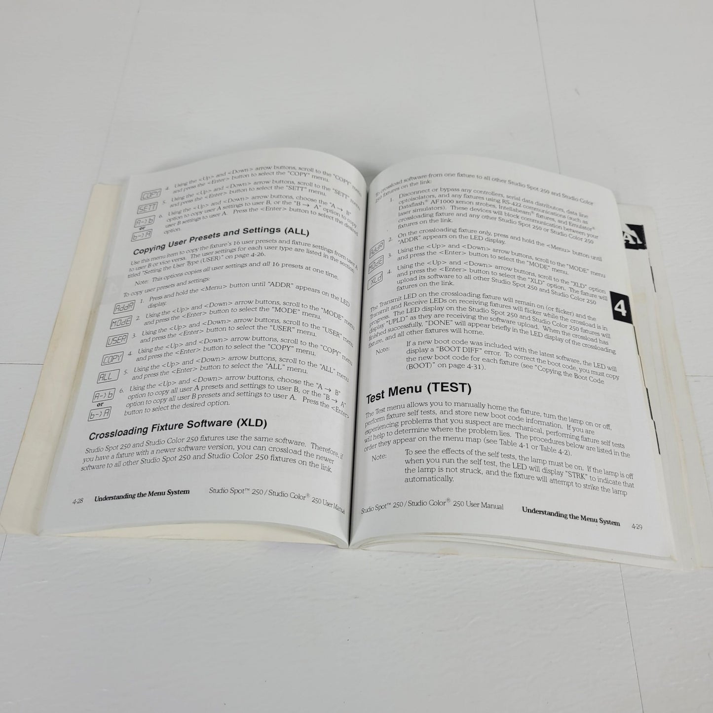 ETC LR Lightwave Research High End Systems Studio 250 Series User Manual