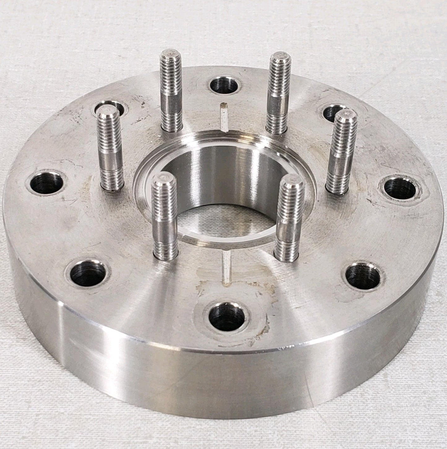 Zero-Length Adapter DN35CF 2.75 Conflat to DN63CF 4.5" CF High Vacuum SS Studs
