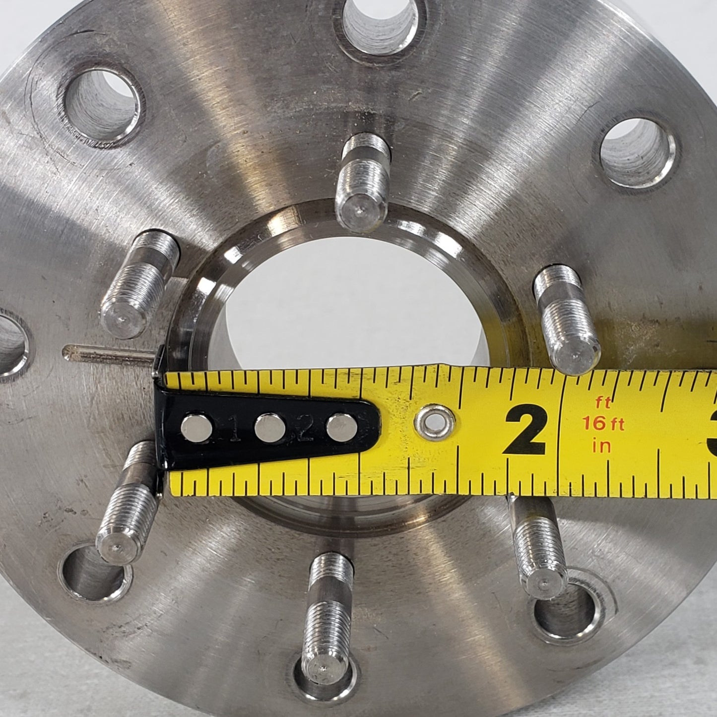 Zero-Length Adapter DN35CF 2.75 Conflat to DN63CF 4.5" CF High Vacuum SS Studs