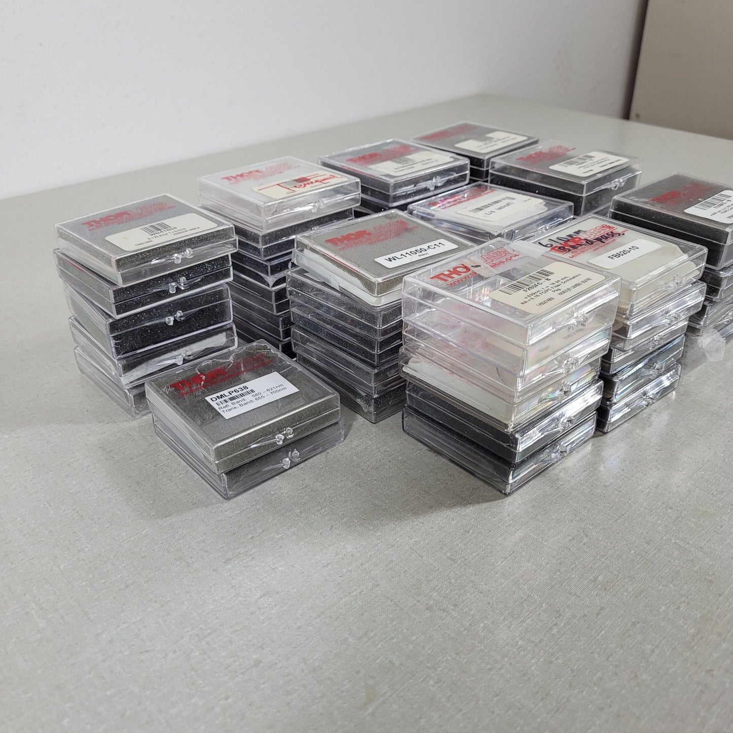 Lot of 52 THORLABS Optics Box Lot Set 1" BX01 BX03 - Box Only
