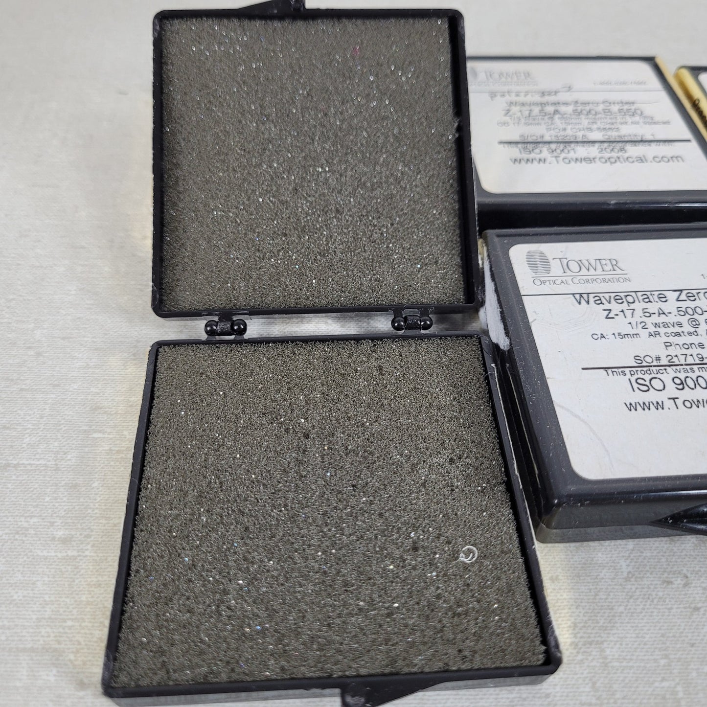 Tower Optical Corporation TOC Optical Storage Boxes Lot - Boxes Only