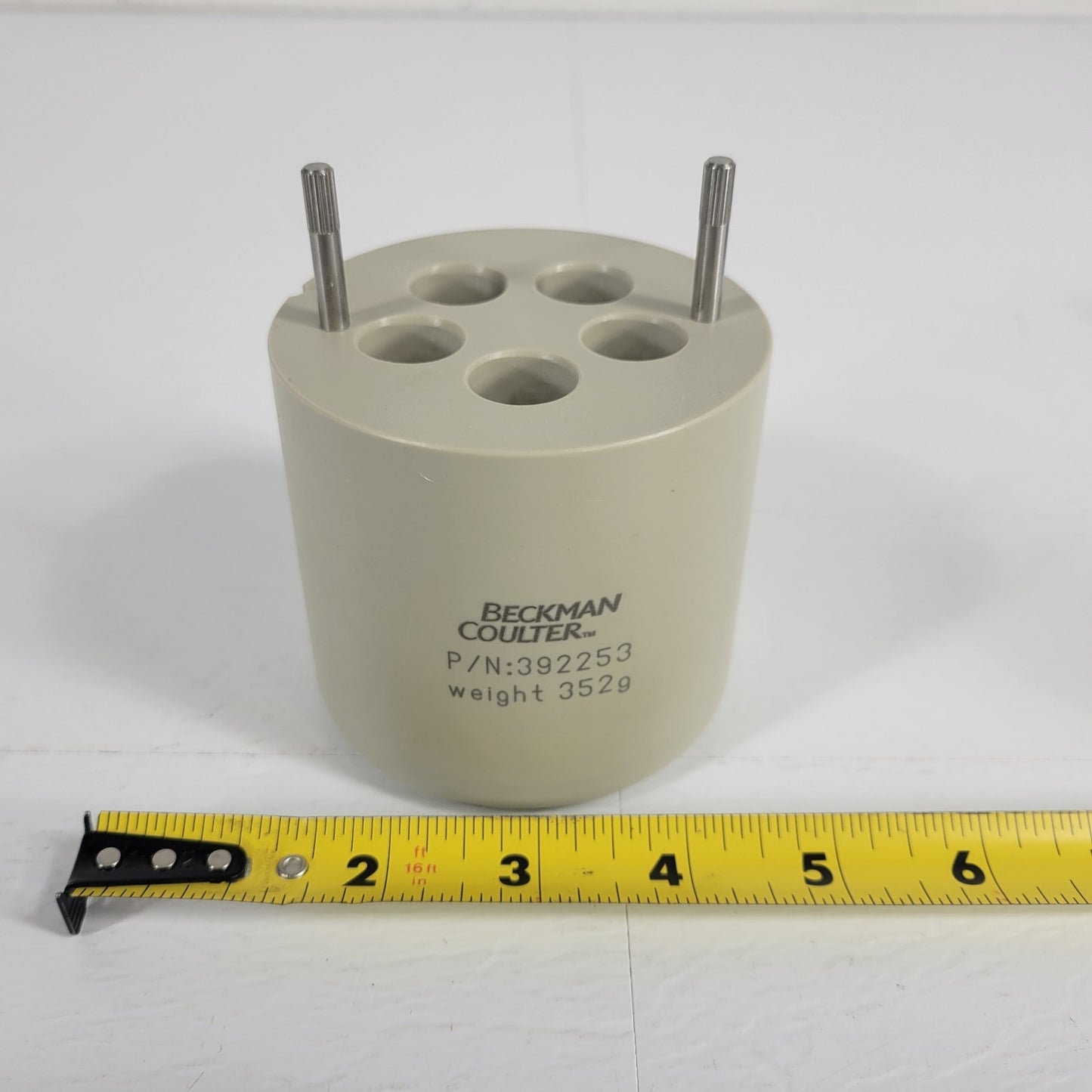 Beckman Coulter 392253 Swinging Bucket Centrifuge Rotor Adapter 352 Grams