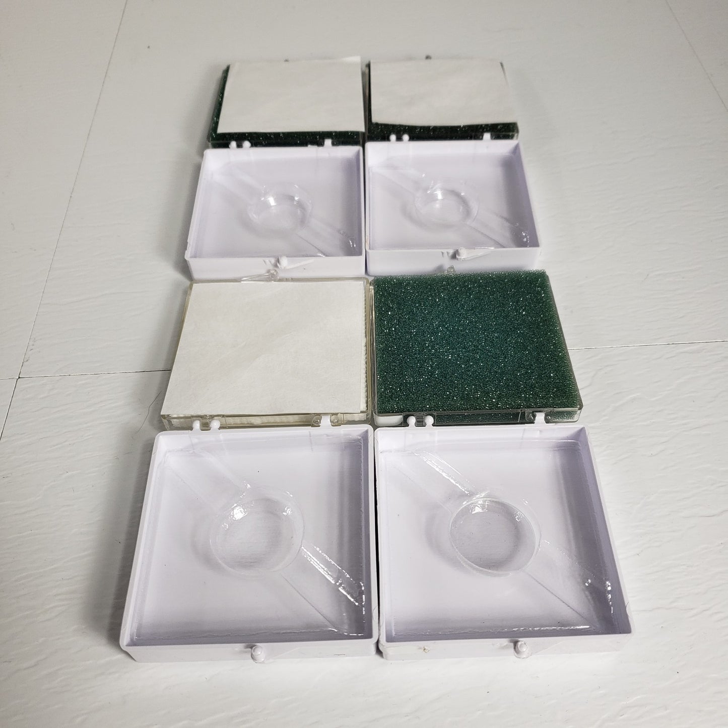 CVI Laser 1" Lens Box Lot Set of Four - Optics Not Included, Box Only