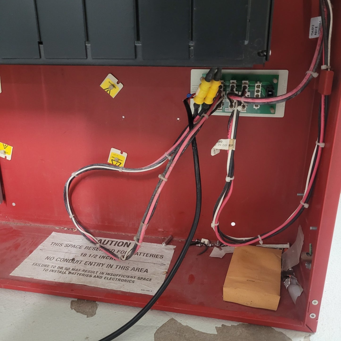 Simplex 4100 TrueAlarm Fire Alarm Control Panel Cabinet Assembly TESTED