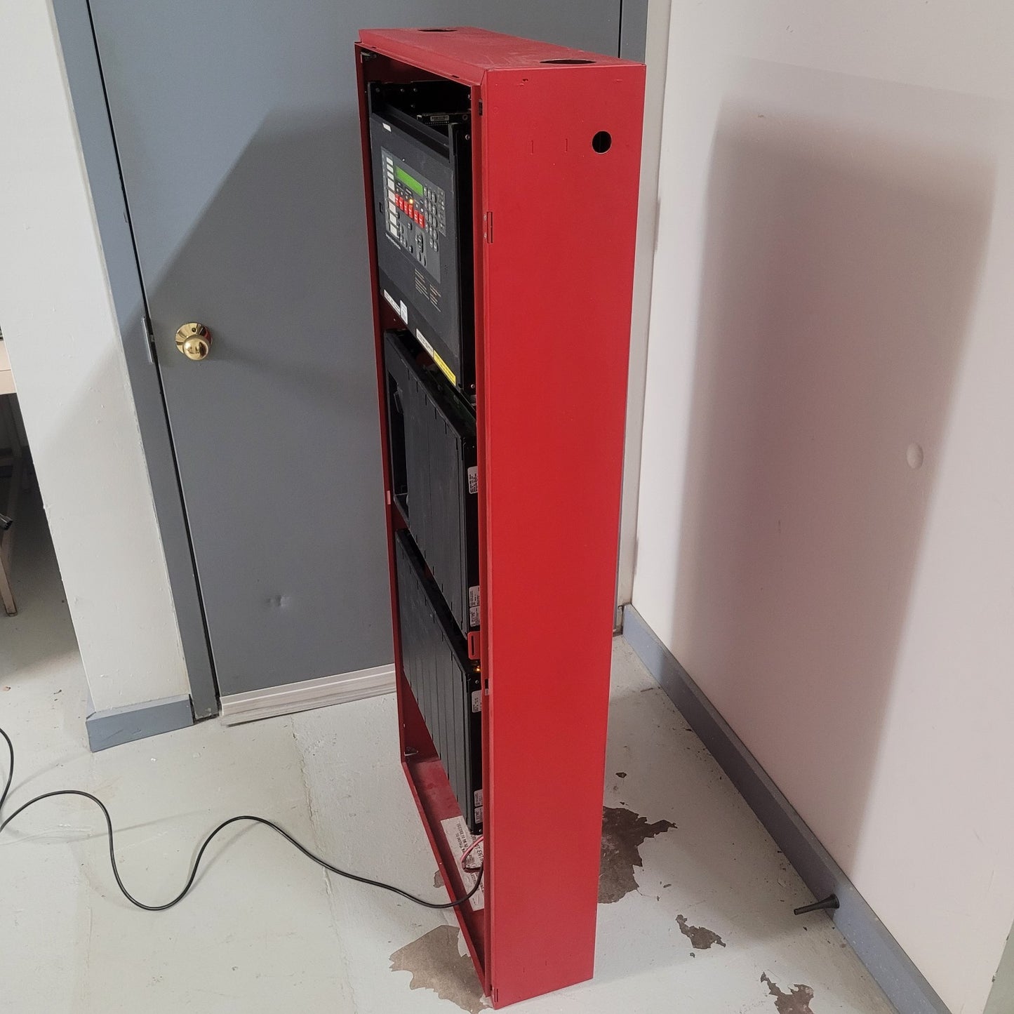 Simplex 4100 TrueAlarm Fire Alarm Control Panel Cabinet Assembly TESTED