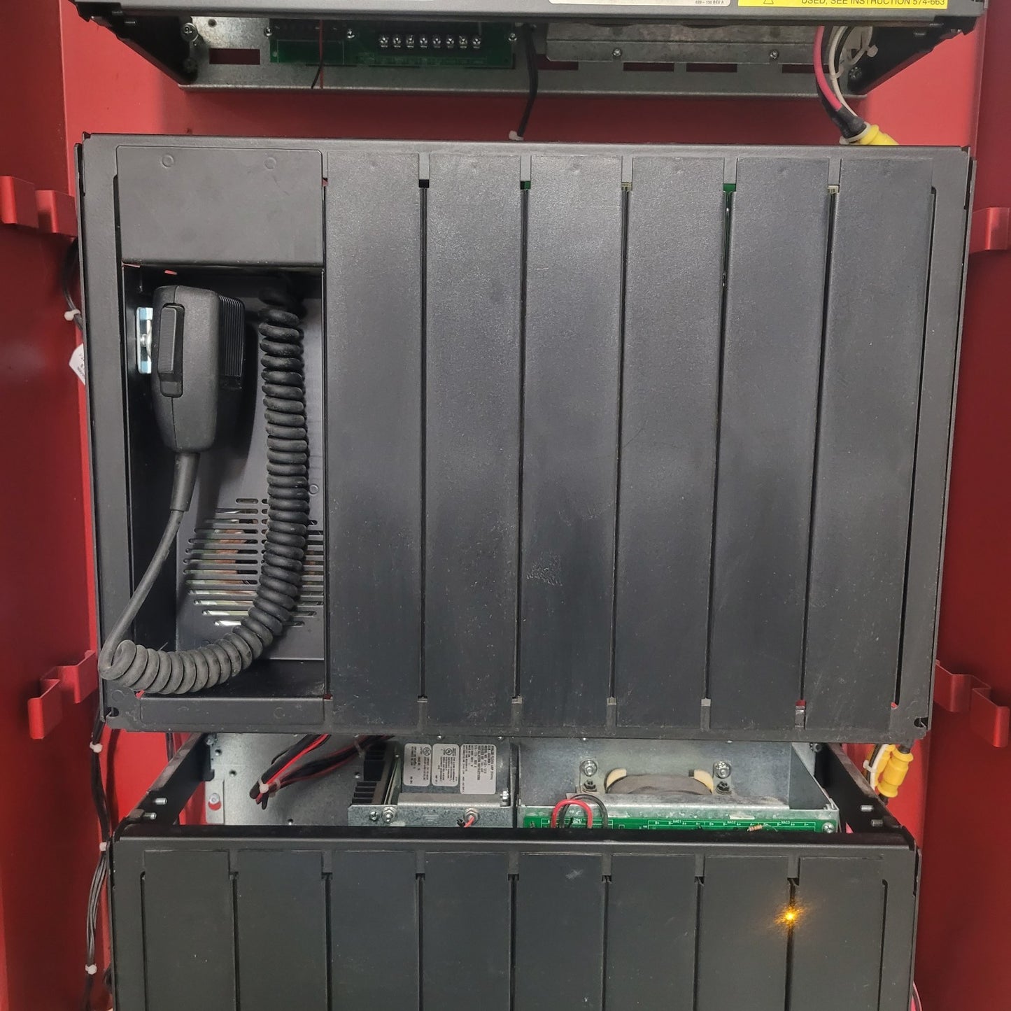 Simplex 4100 TrueAlarm Fire Alarm Control Panel Cabinet Assembly TESTED