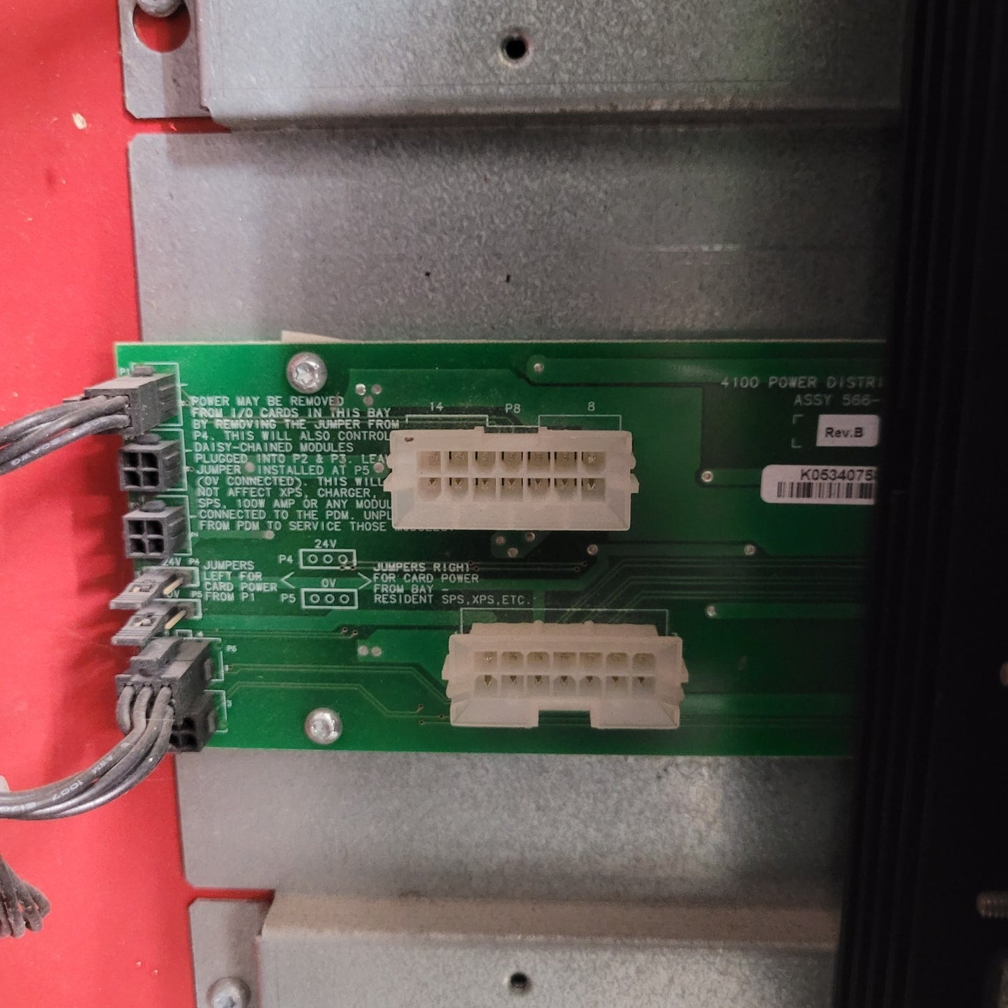 Simplex 4100 TrueAlarm Fire Alarm Control Panel Cabinet Assembly TESTED