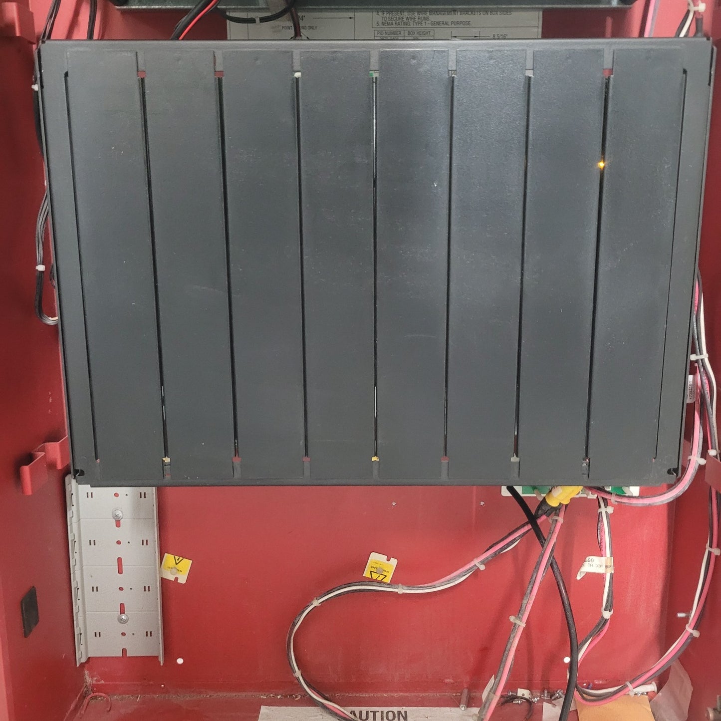 Simplex 4100 TrueAlarm Fire Alarm Control Panel Cabinet Assembly TESTED