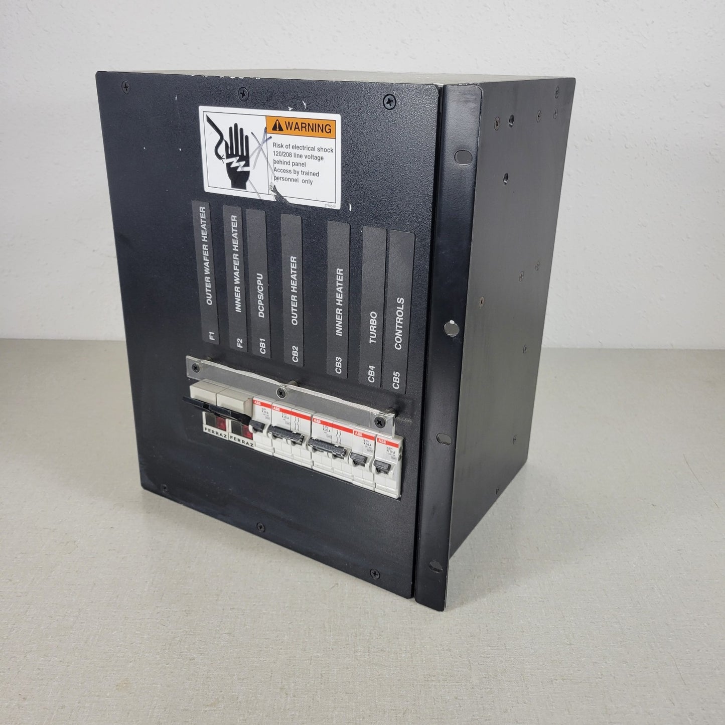 Turbo Pump Wafer Heater Control Circuit 10A 50A Isolation Breaker Panel