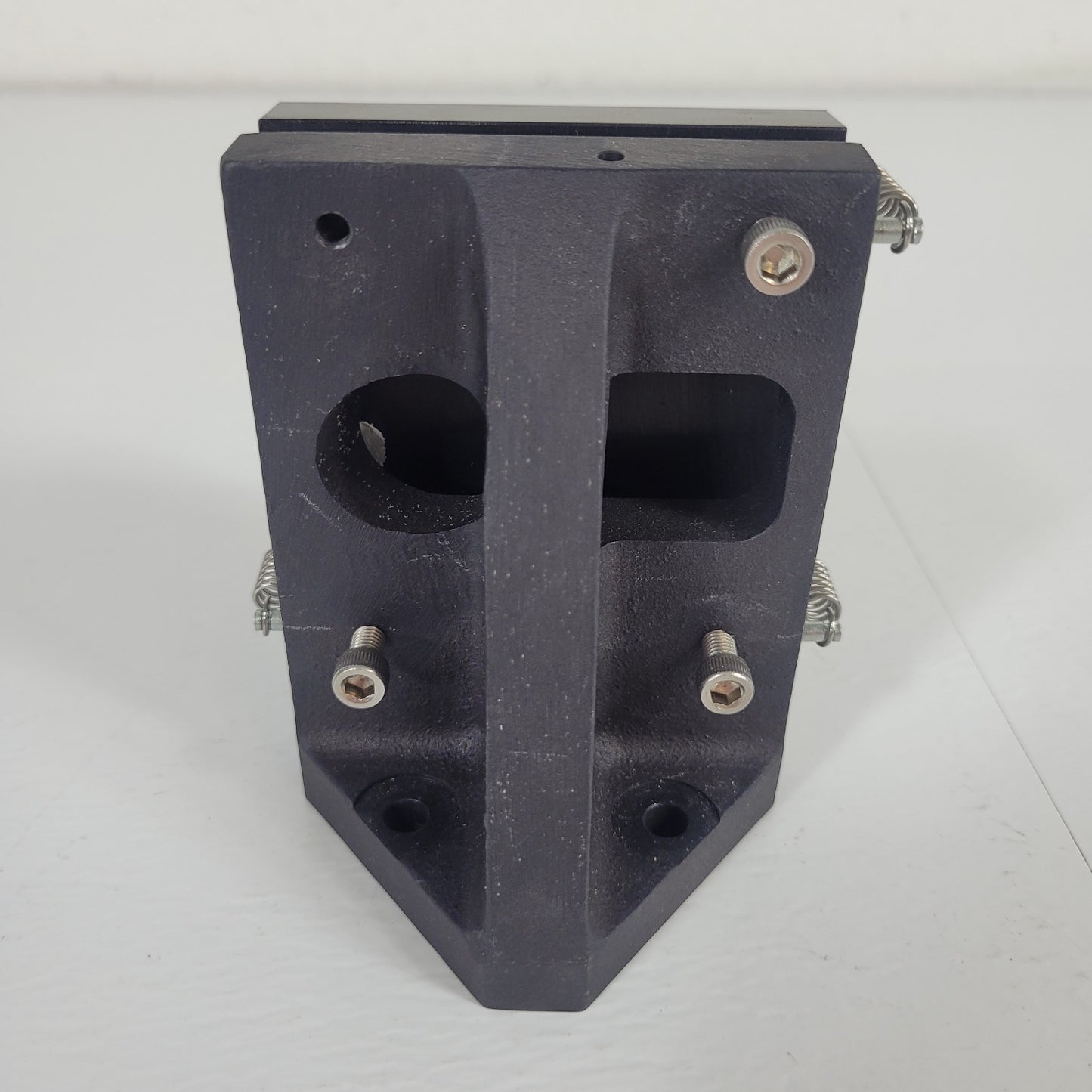 Bio-Rad FTS-40 Spectrometer Elliptical 3" by 3" Gold Mirror Mount Holes 1 3/4"