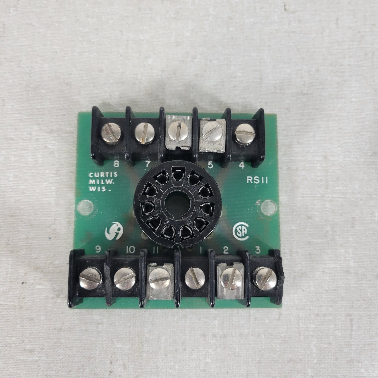 Deltrol 20110-84 3PDT 10A 120V Coil with Breakout Connector Board
