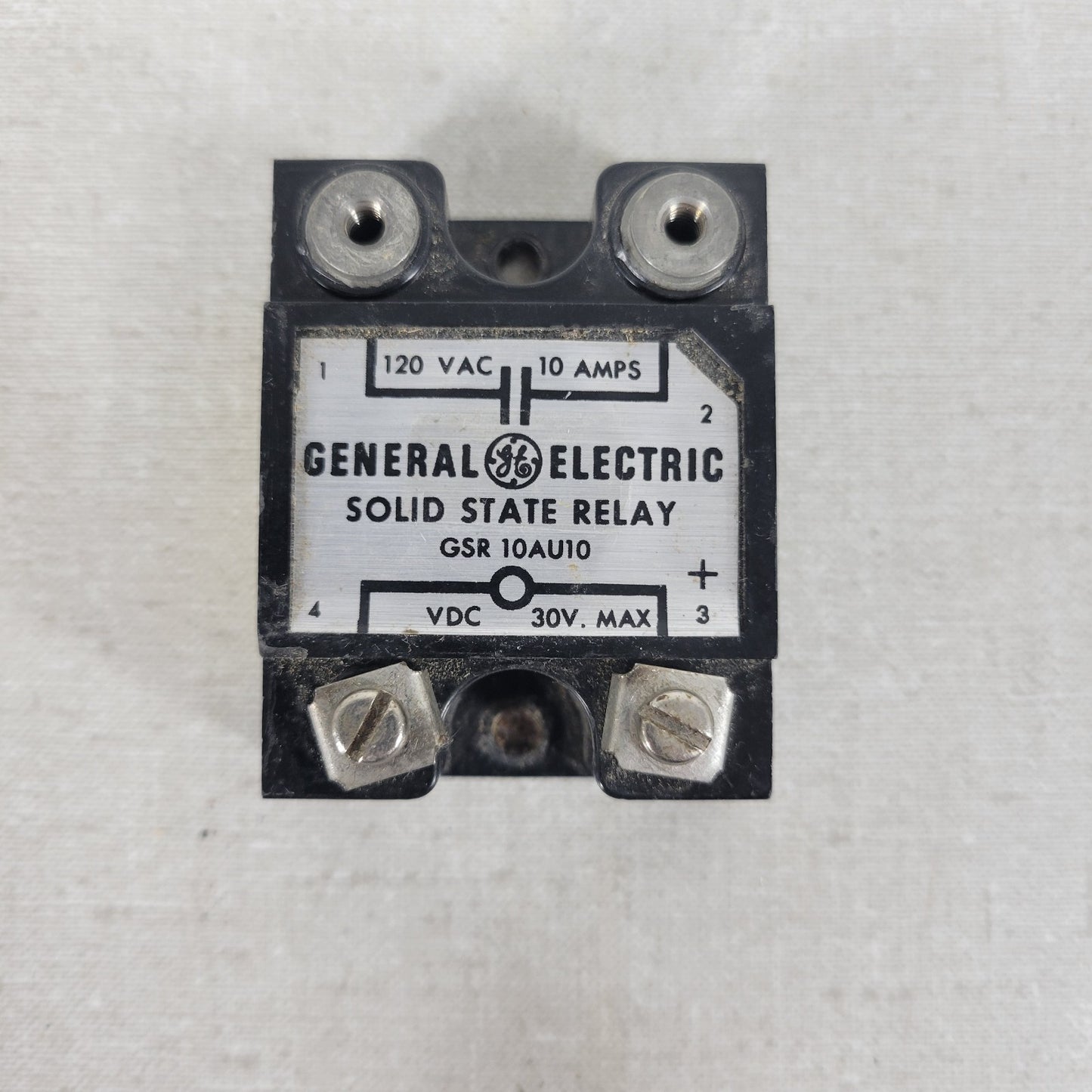 General Electric Solid State Relay GSR 10AU10 10A 120VAC 30VDC