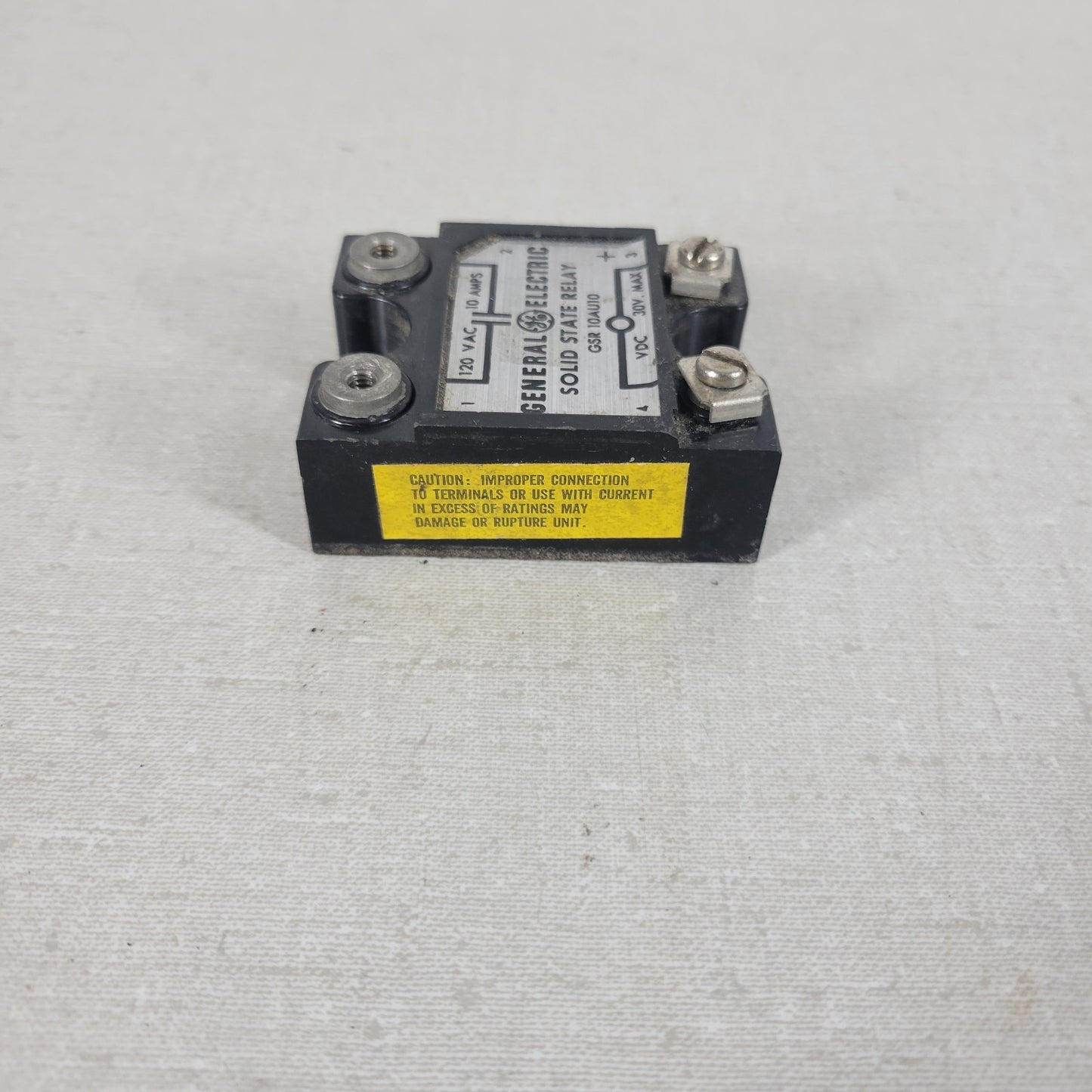 General Electric Solid State Relay GSR 10AU10 10A 120VAC 30VDC