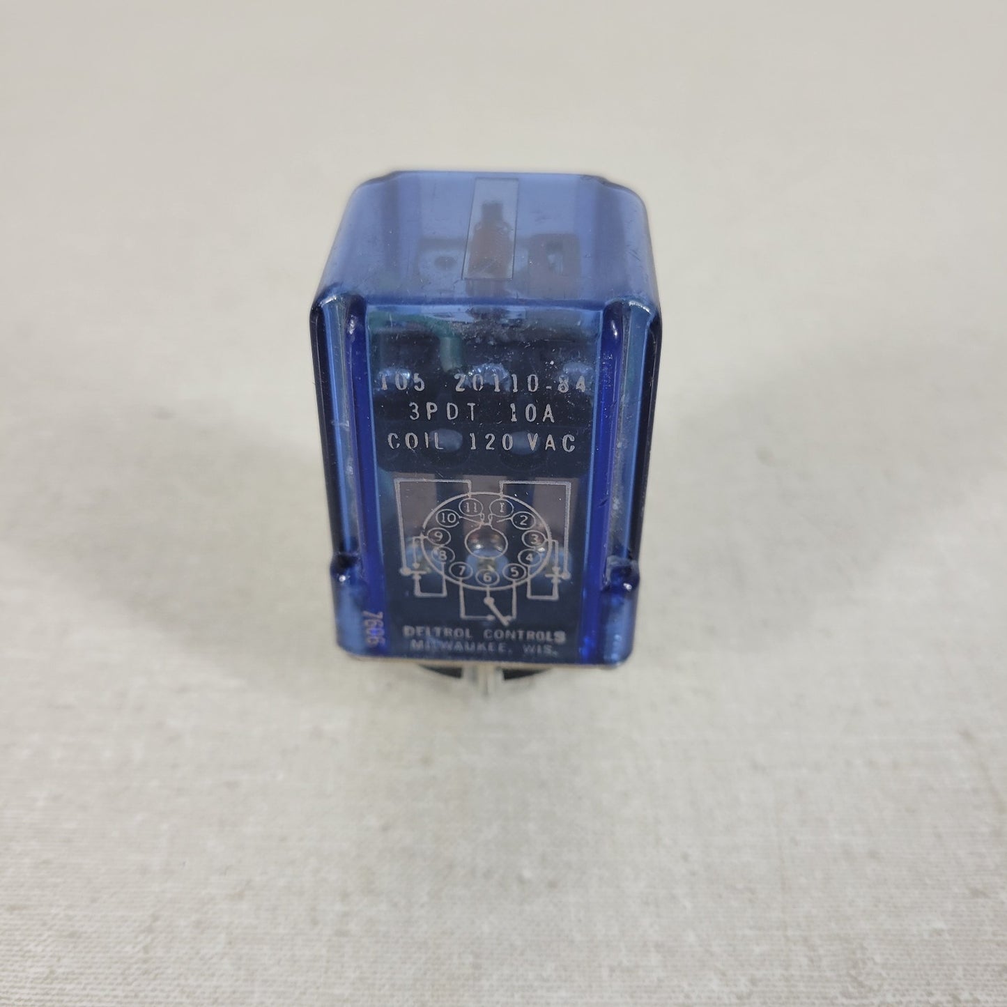 Deltrol 20110-84 3PDT 10A 120V Coil Solenoid Switch